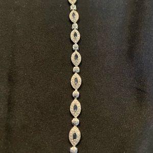 Ross-Simons diamond and sapphire bracelet